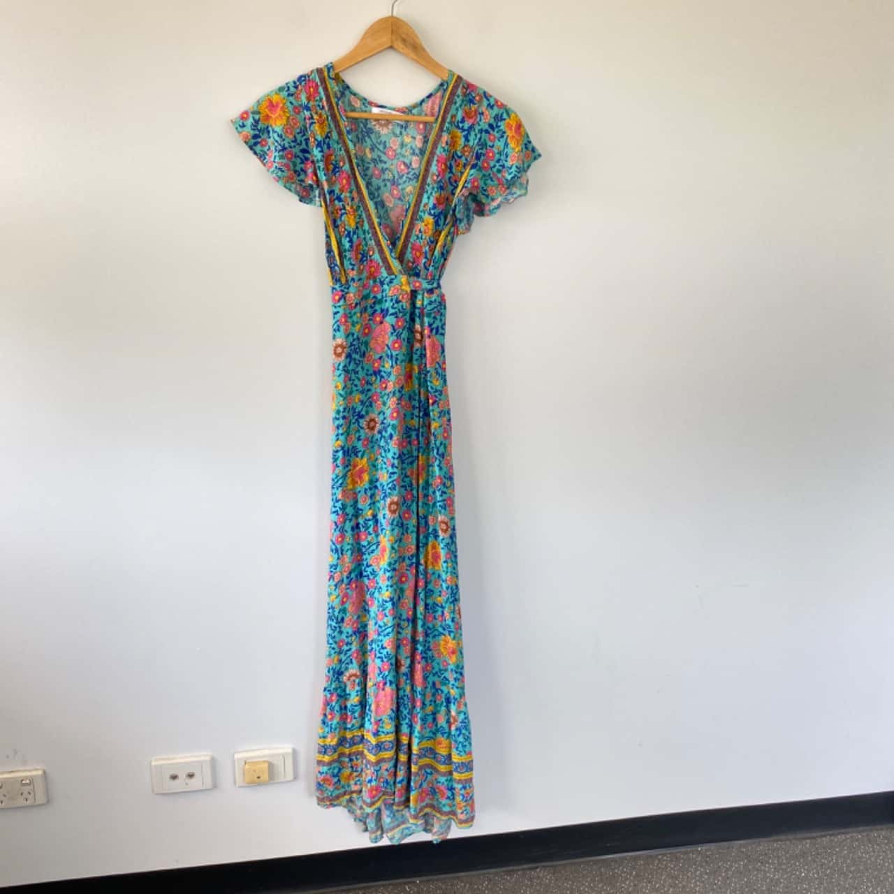 chinese dress ladies HELLO MOLLY Trust My Words Maxi Dress Green – Gabi Swimwear main image 1