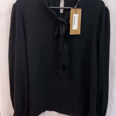 Princess Highway Womens  Size 20 Long Sleeve Top Black  
