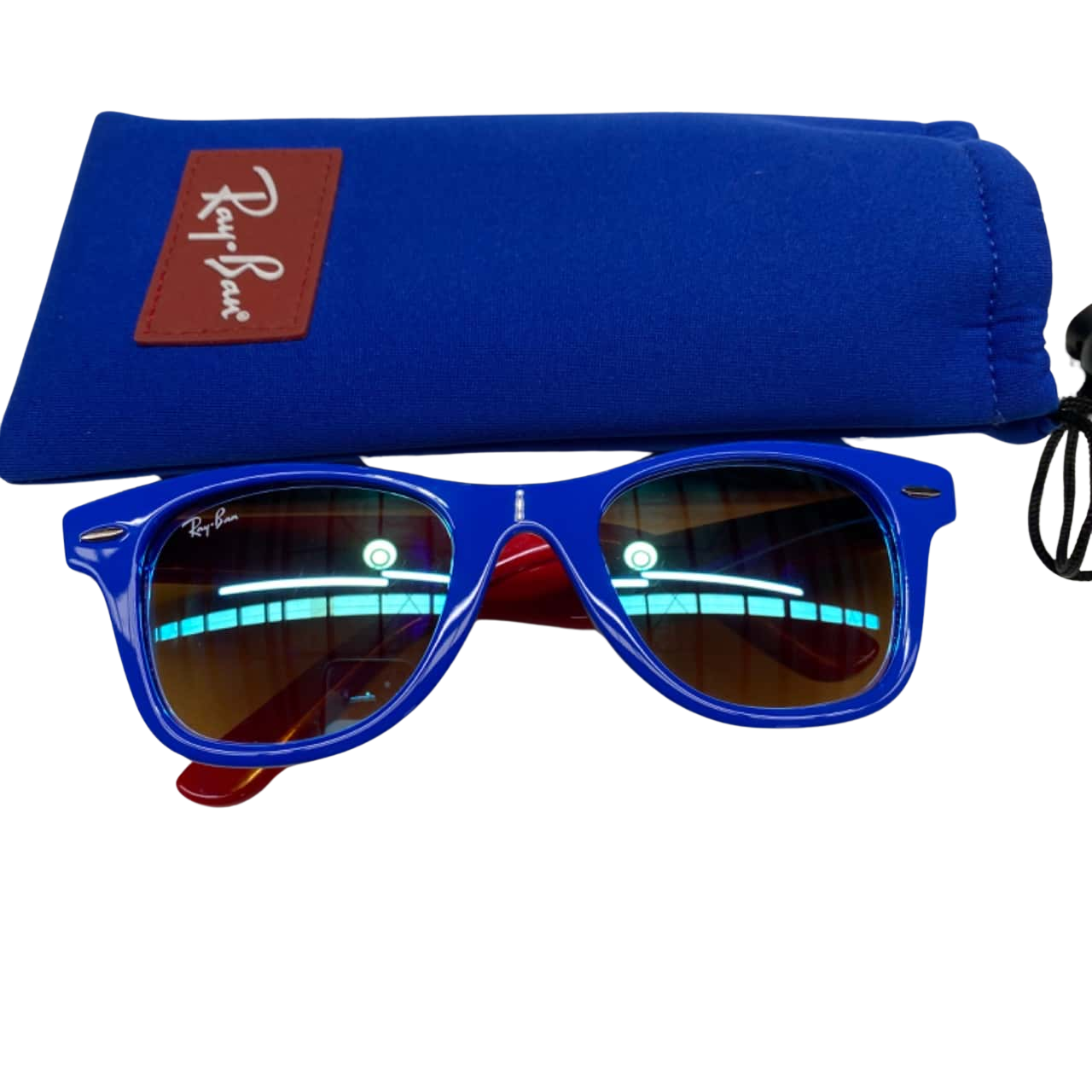 RayBan Junior Sunglasses Blue and red. (s)