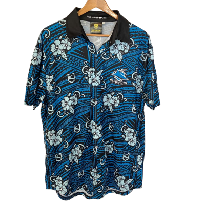 NRL Sharks Button up shirt Mens Size XXXL  