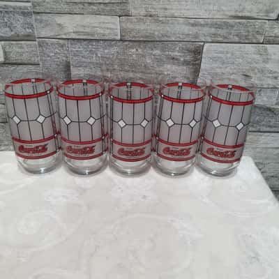 5 Coca-Cola Glasses