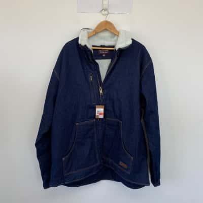 Just Country Dark Indigo Diamantina Sherpa Denim Jacket  Size XXXL 