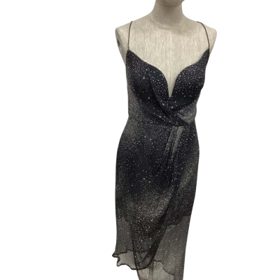 Zimmermann Womens  Size 3 Party Dress Navy Blue / With Stars