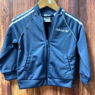 Adidas Kids  Size 12-18m Blue jacket New