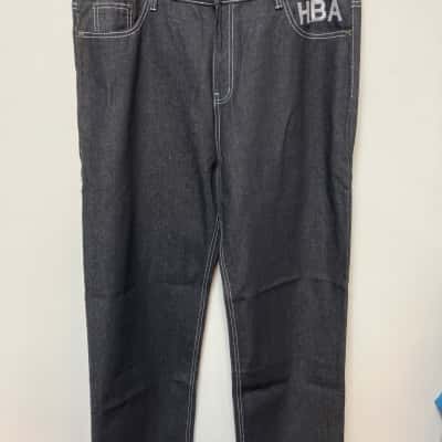 Hood By Air Mens  Size 40 Relaxed Fit Jeans Black  