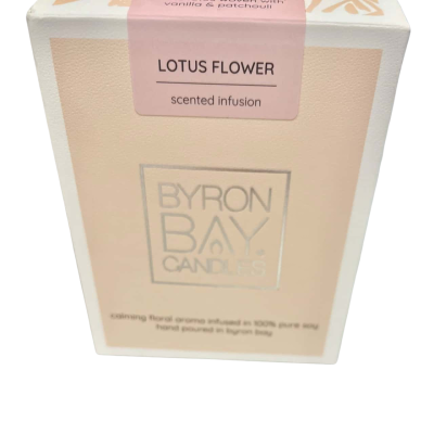 Byron Bay Lotus  Flower Candle 