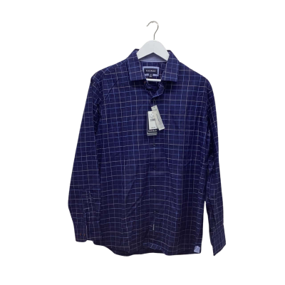 Gazman Mens Size M Checked Long Sleeve Business Shirt BNWT 