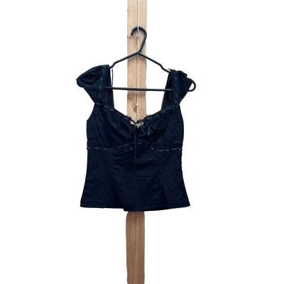 Luck & Trouble Womens  Top Size 8 Black  