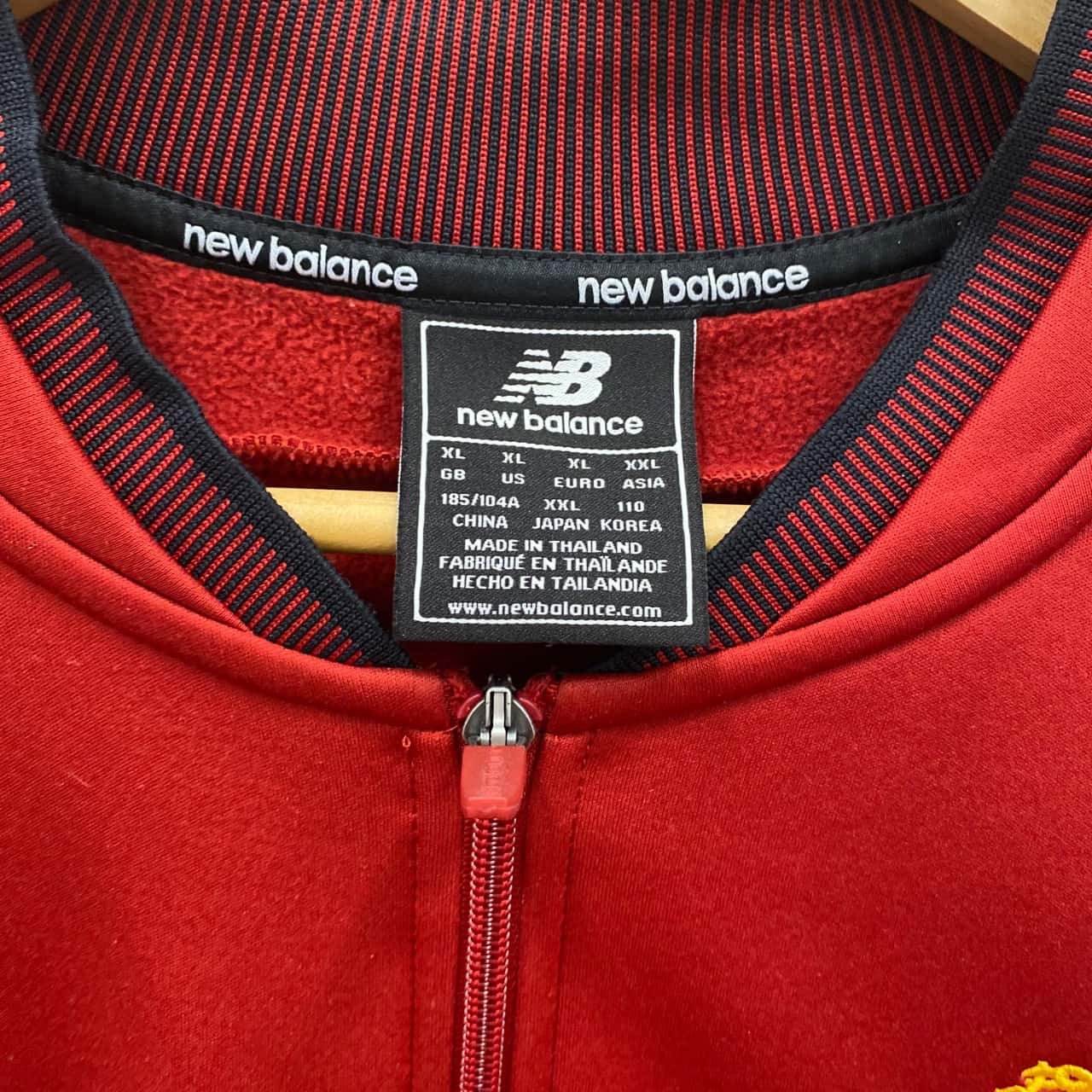New Balance Mens Liverpool FC 125th Anniversary Jacket Size