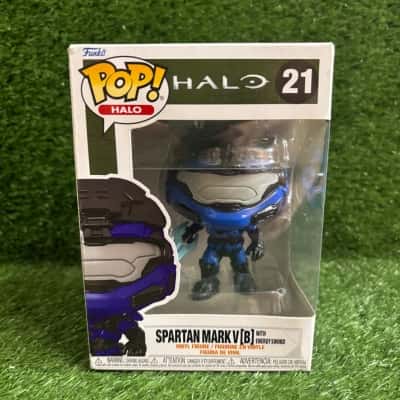 Funko Pop! Games Halo Spartan Mark V [B] with Energy Sword #21 (New)