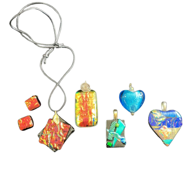  Womens Multicoloured glass Pendant collection  