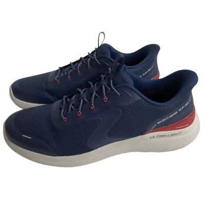 Mens Skechers Size 12 Slip-Ins Bounder 2.0 Shoes Navy/Red