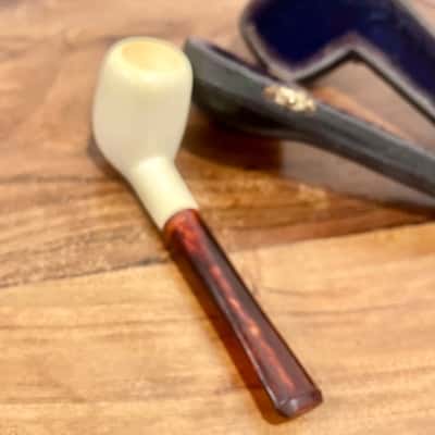  Turkish Meerschaum Smooth Jumbo Tobacco Smoking Pipe 