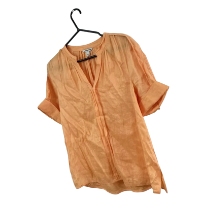 Country Road Gorgeous Linen-Silk blend Apricot Blouse Size 8