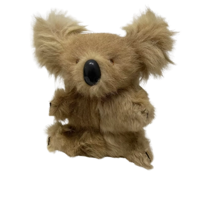 Vintage Australian Souvenir Koala Plush ft Real Kangaroo Fur