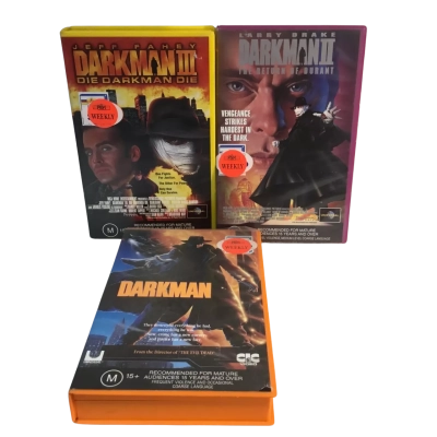 Vintage VHS Movies as pictured