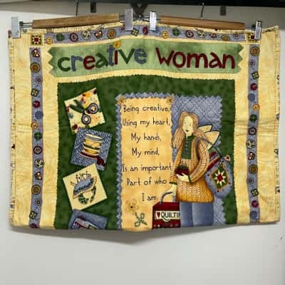 Creative Woman Homemade Quilt - 70cm x 105cm