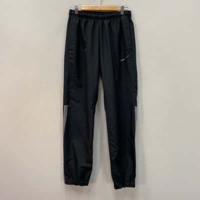 Nike Dri-Fit Mens  Size M Lightweight Track Pants Black  / Grey 
