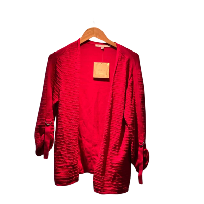 Noni B Womens  Size S Cardigan Red 