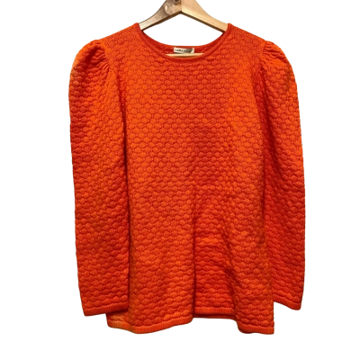 Laura Ashley Womens  Size L Orange Sweater