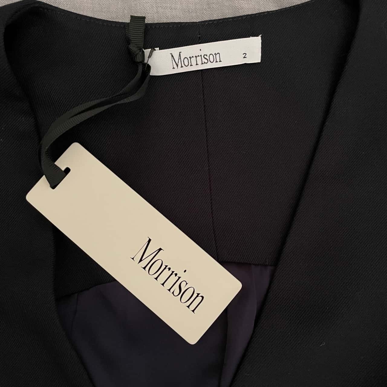Morrison Womens Size 2 Santino Vest - Navy Blue Wool Blend- NEW with ...