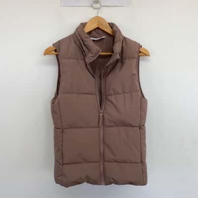 Rockwear Lilac Puffer Vest Jacket  Size 10 