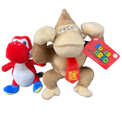 Super Mario Plush Bundle - Donkey Kong and Yoshi