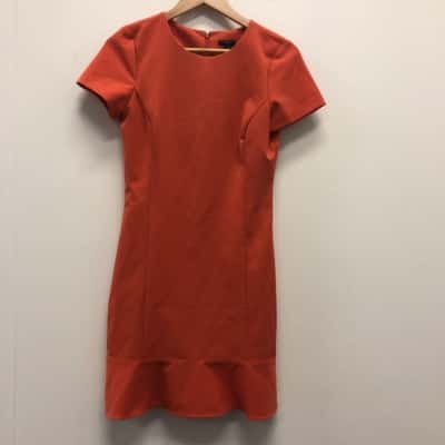 Ann Taylor Womens  Size 6 Mini Dress Orange 