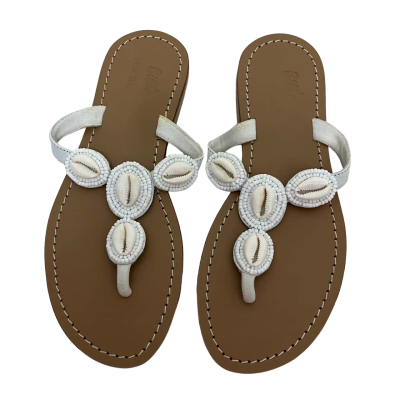  Bills Womens  Size 10 Sandals White 