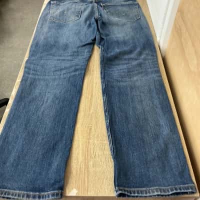 Levis Mens  Size 32 Straight Leg Jeans Blue 