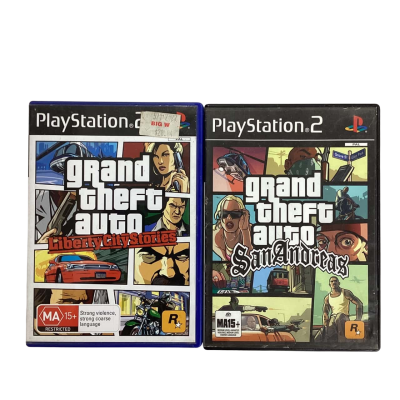 Grand Theft Auto PS2 Game Bundle