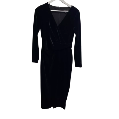 Forever New Womens Size 12 Cocktail Dress Velvet Black  