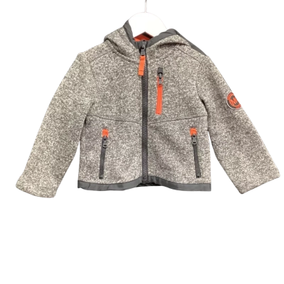Michael Kors Boys Size 2 Jacket Grey with Orange Detail