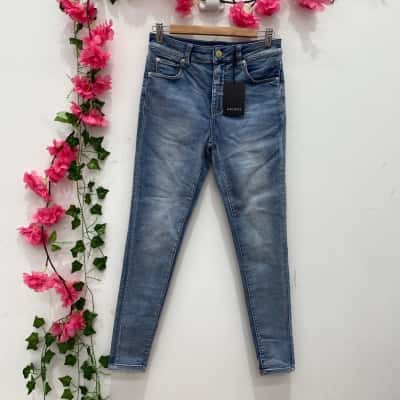 Decjuba Womens Skinny Jeans Size 10 Blue 