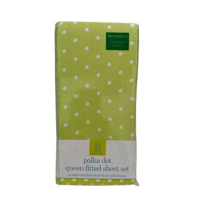 Chapel Gate Polka Dot Queen Fitted Sheet Set 