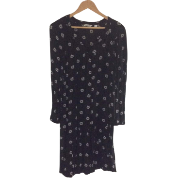 Country Road Womens  Size 12 Casual Dress Black  / Floral 