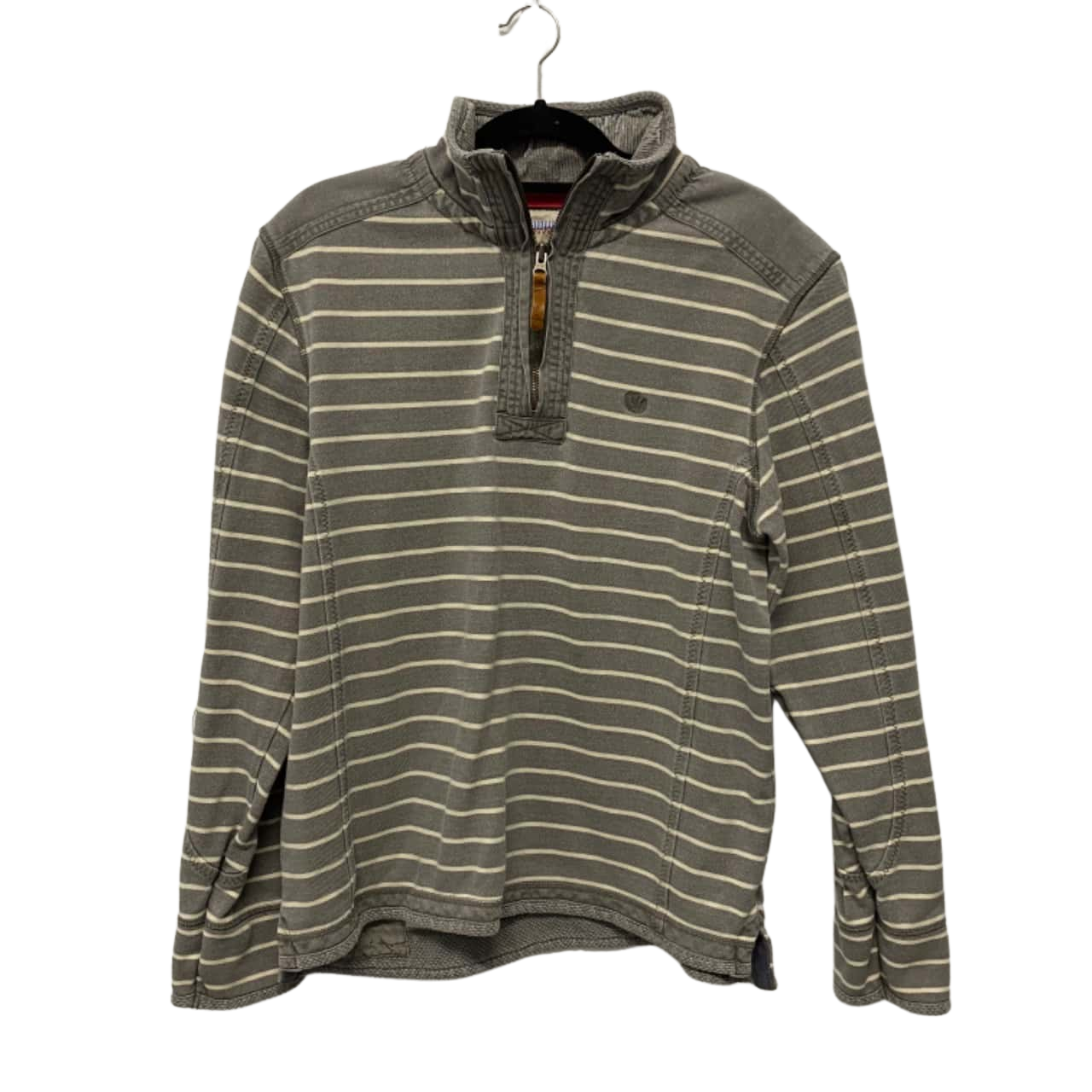 Fat Face Mens Size M Pullover Grey / White