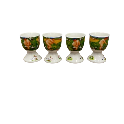 Set of 4 Maxwell & Williams “Golf” Themed Egg Cups 