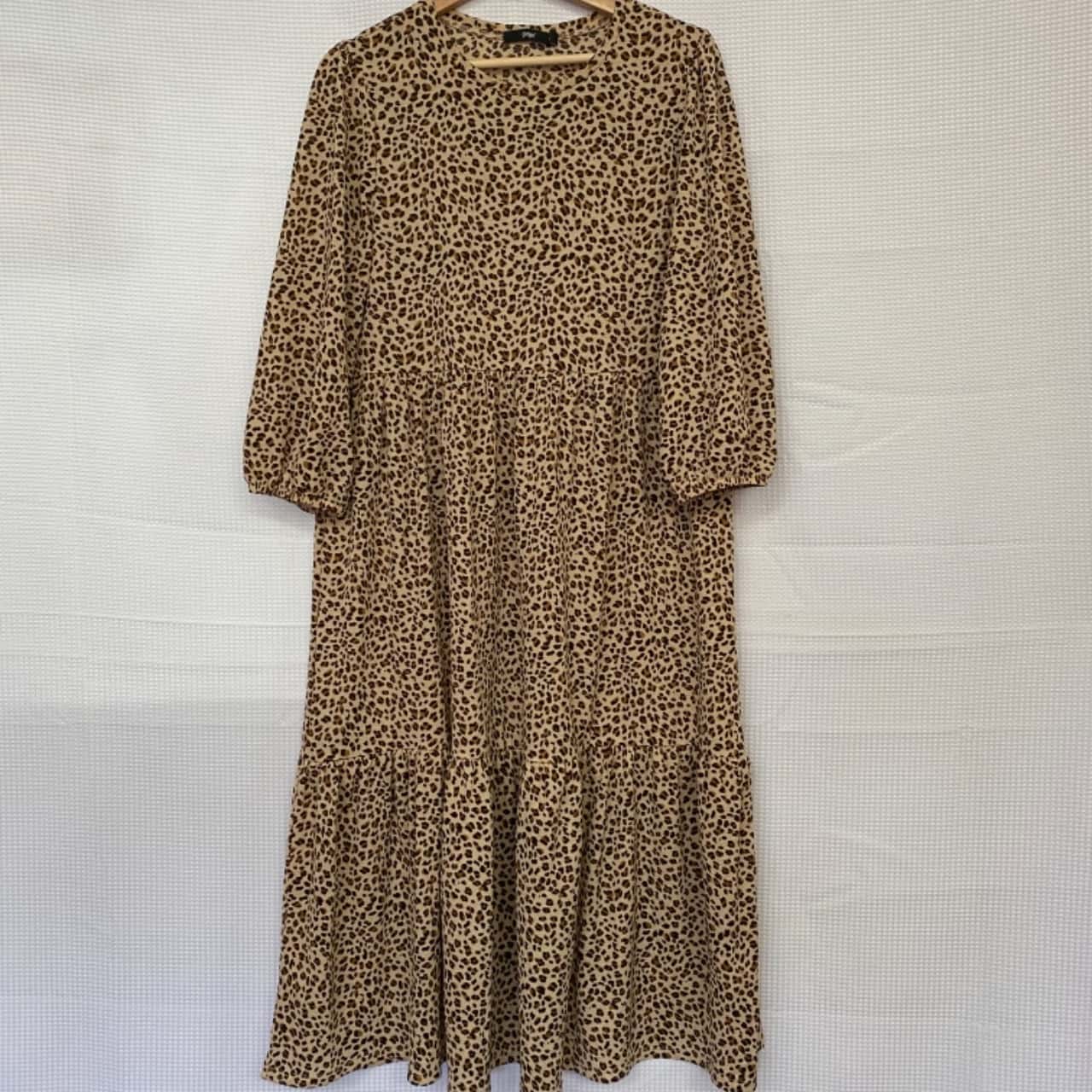 Sportsgirl Womens Size S Midi Dress Animal print