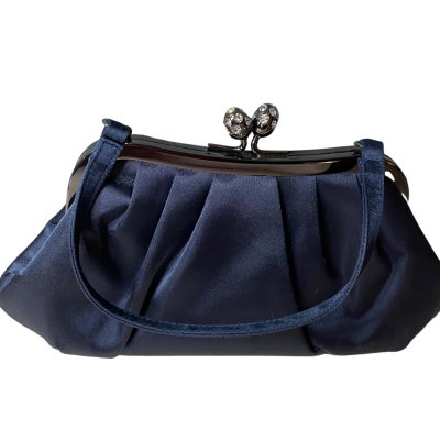 Olga Berg Small Navy Evening Bag