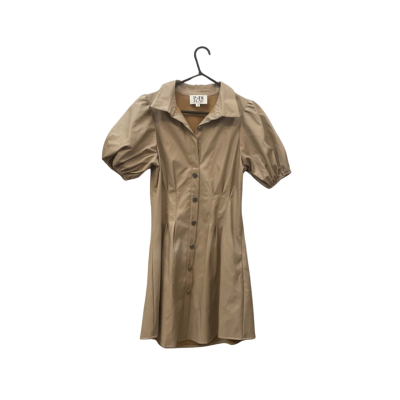 Women’s Indikah  Size 10 Shirt Dress Nude 