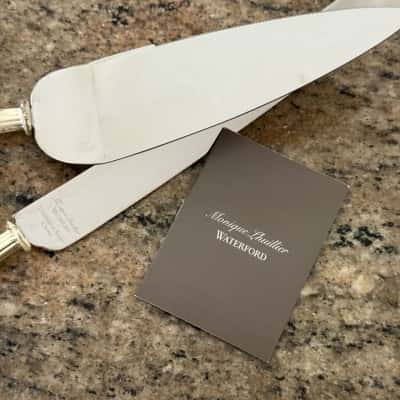Waterford. Monique Lhuiller. Modern Love,  Cake Knife & Server Set. 
