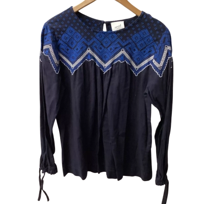 Seed Womens  Size 10 Long Sleeve Top 100% cotton E