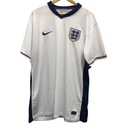 Nike England Home Mens  Size XXXXL Short Sleeve T-shirt Navy Blue / White 