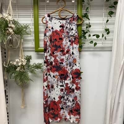 Jane Daniels Womens  Size 8 Floral Shift Dress Multicoloured 