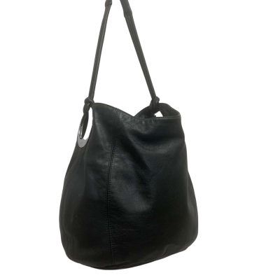 Womens Black Leather Handbag