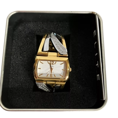  Elite Women's Gold & Silver Watch 