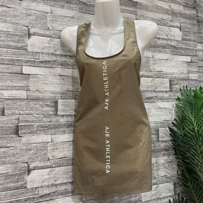 AJE ATHLETICA Womens  Size 12 Singlet Top Brown 