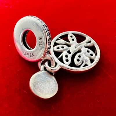 Pandora Sparkling Family Tree Dangle Charm - Sterling Silver (S925)