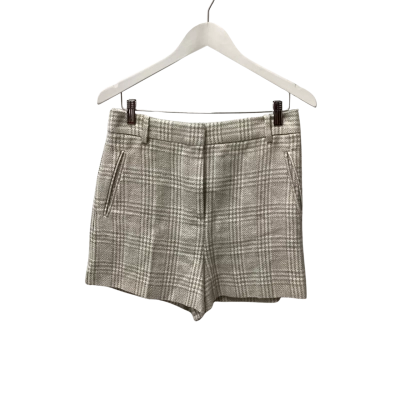 Reiss Womens  Size 10 Tailored Shorts Natural / Off White 